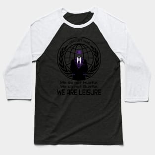 We Are Leisure Anonymous Logo Baseball T-Shirt